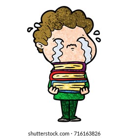 caricaturista llorando