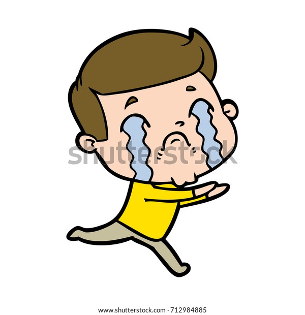 Cartoon Man Crying Stock Vector (Royalty Free) 712984885 | Shutterstock