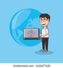 cartoon man design