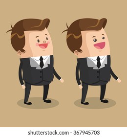 Cartoon man design 