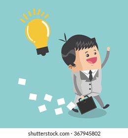 Cartoon man design 