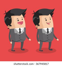 Cartoon man design 