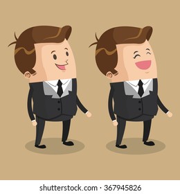 Cartoon man design 
