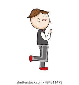 cartoon man design