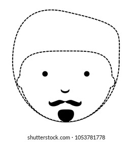 cartoon man face