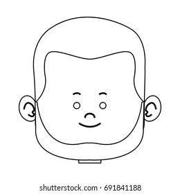 cartoon man face avatar character male cute