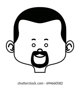 cartoon man face avatar character male cute