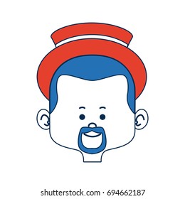 cartoon man face avatar character male cute