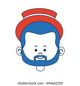 cartoon man face avatar character male cute