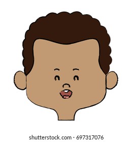 cartoon man face avatar character male cute
