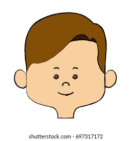 cartoon man face avatar character male cute