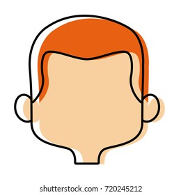 cartoon man face avatar character male cute