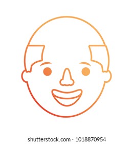 cartoon man  face icon