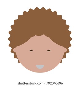 cartoon man face icon