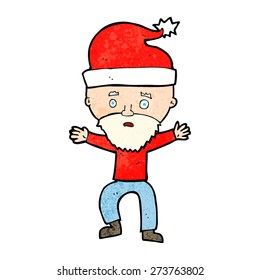caricaturista preparando Navidad
