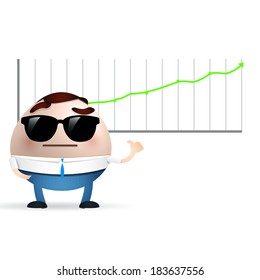 cartoon man Growth Chart