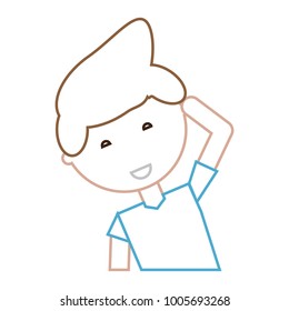 cartoon man icon 