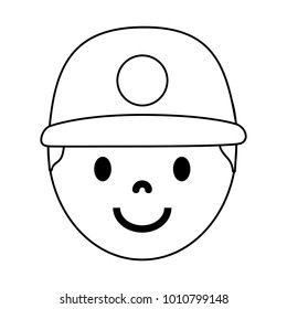 cartoon man icon