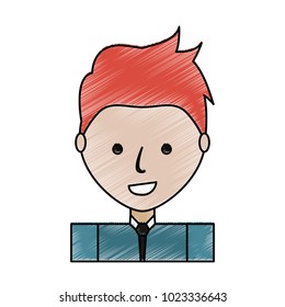 Cartoon man icon 