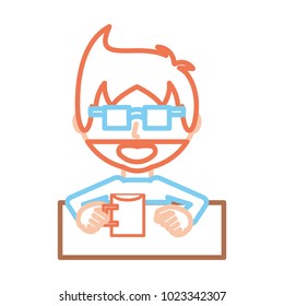 cartoon man icon 