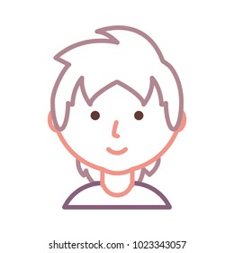 cartoon man icon