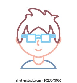 cartoon man icon