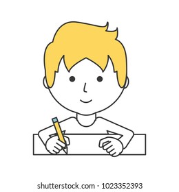 cartoon man icon 