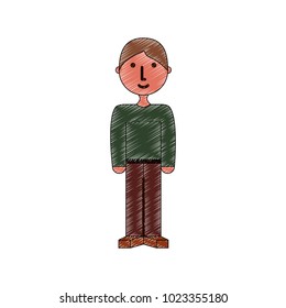 cartoon man icon