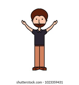cartoon man icon