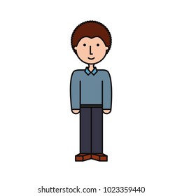 cartoon man icon