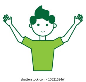 cartoon man icon