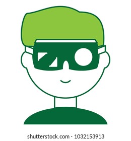 cartoon man icon