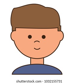 cartoon man icon