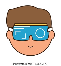 cartoon man icon