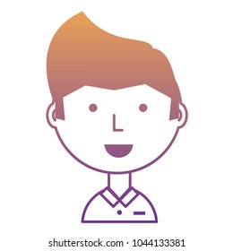 Cartoon man icon