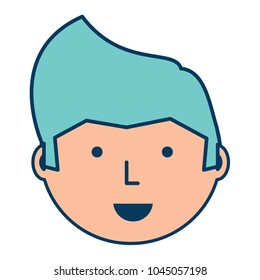 Cartoon man icon