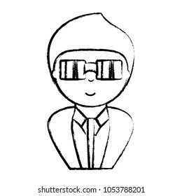 cartoon man icon