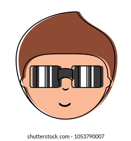 cartoon man icon