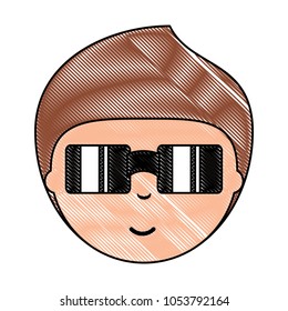 cartoon man icon