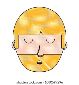 cartoon man icon
