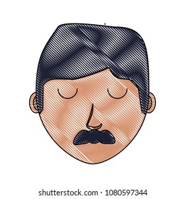 cartoon man icon