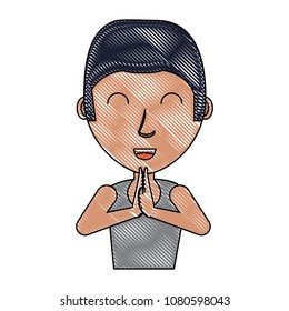cartoon man icon