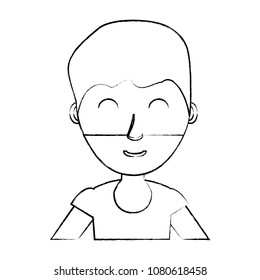 cartoon man icon