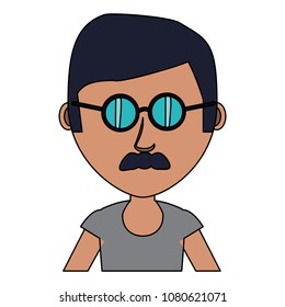 cartoon man icon