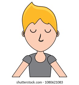 cartoon man icon