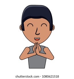 cartoon man icon