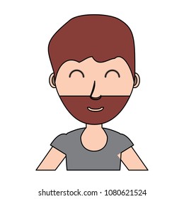 cartoon man icon