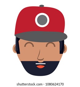 cartoon man icon