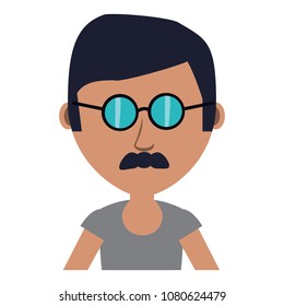 cartoon man icon