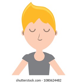 cartoon man icon